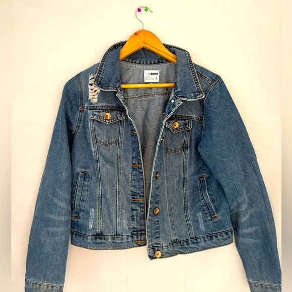 Somo Blue Denim Jacket - Picture 1 of 6